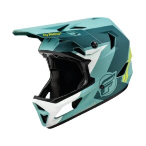Casco Fly Racing Rayce Mate Azul Stone/Hi-Vis